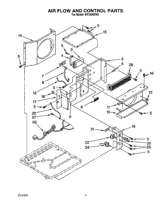 Diagram for AR1000XW2