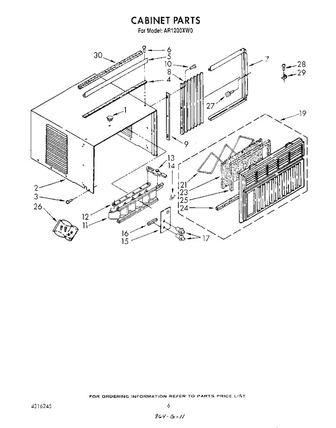 Diagram for AR1200XW0
