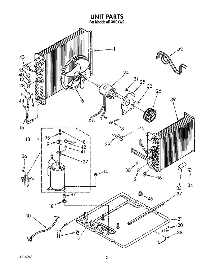 Diagram for AR1800XW0