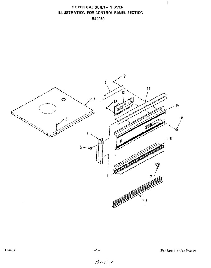 Diagram for B4007B0