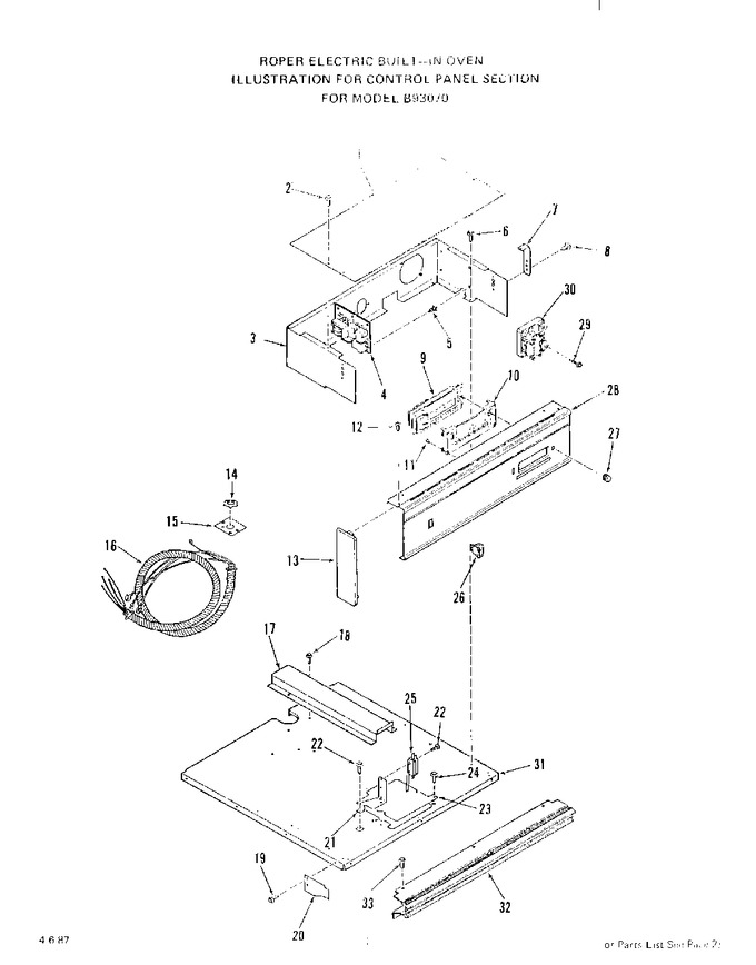 Diagram for B9307X0