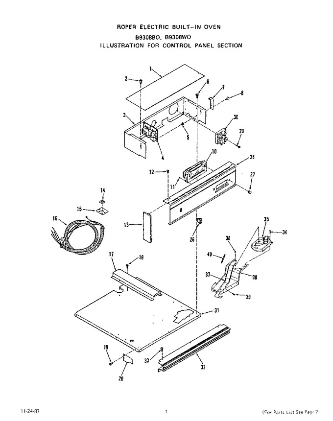 Diagram for B9308B0