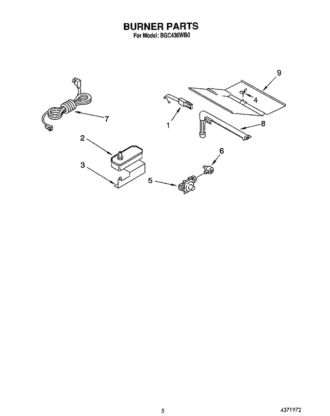 Diagram for BGC430WB0