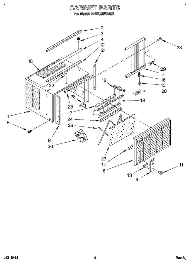 Diagram for BHAC0500BS0