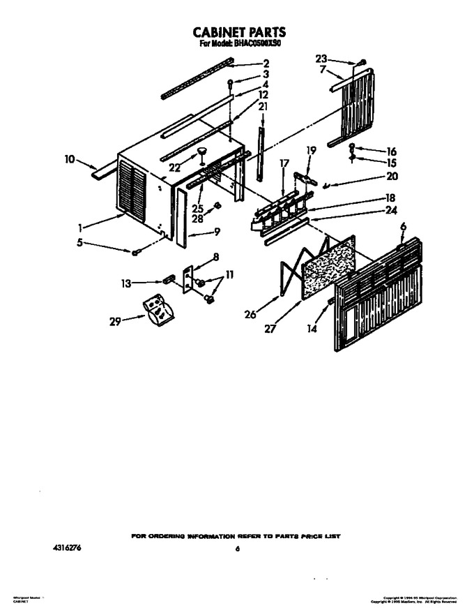 Diagram for BHAC0500XS0