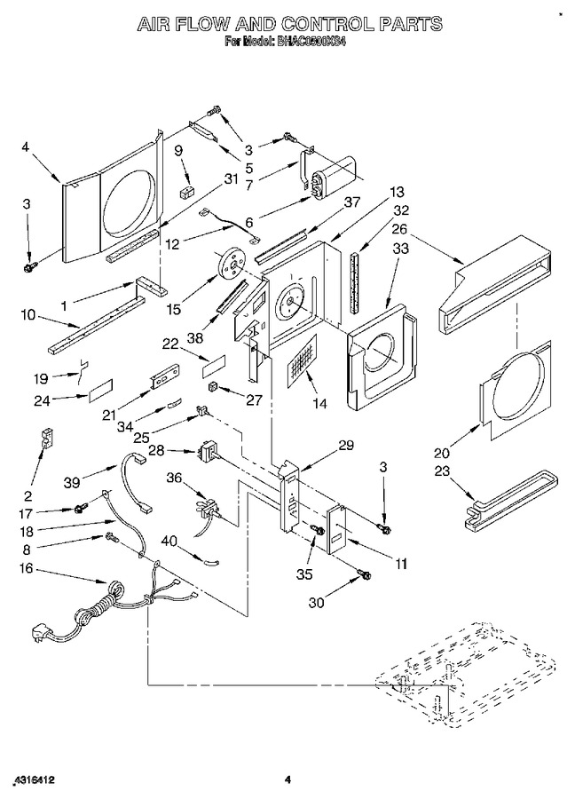 Diagram for BHAC0500XS4