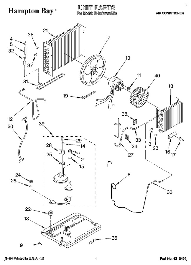 Diagram for BHAC0700BS0