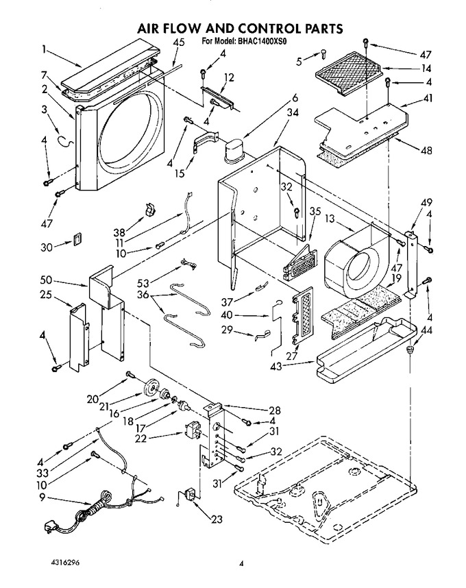Diagram for BHAC1400XS0