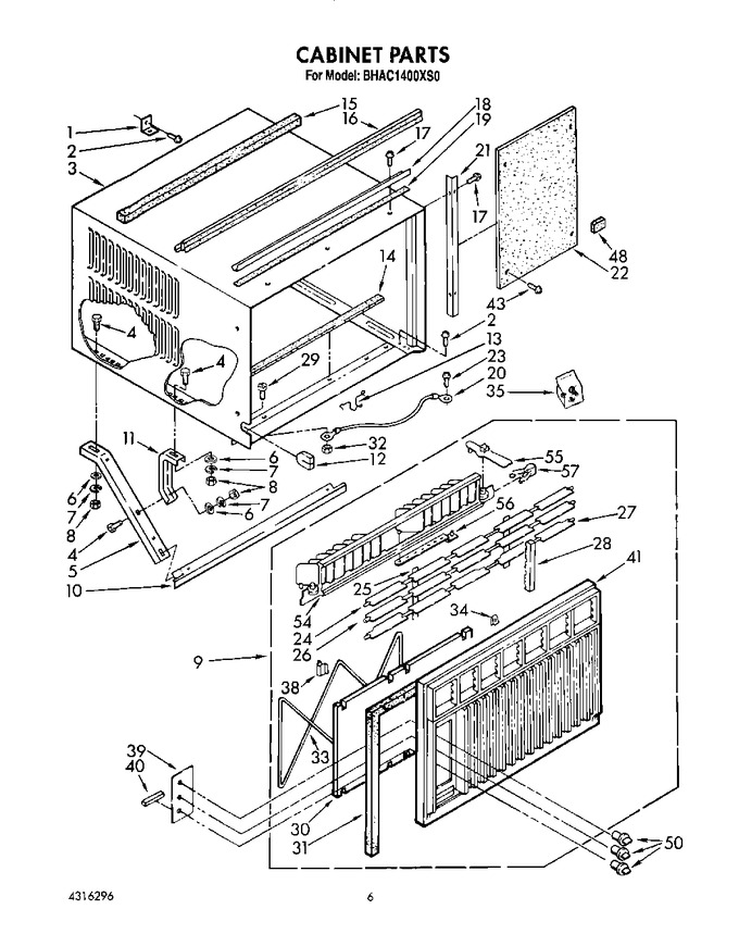 Diagram for BHAC1400XS0