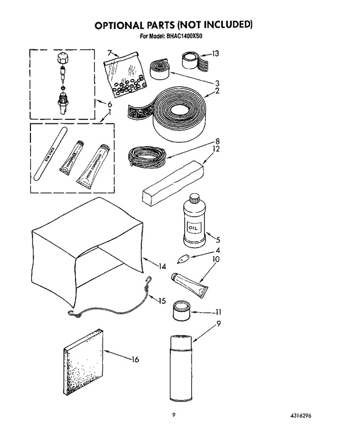 Diagram for BHAC1400XS0
