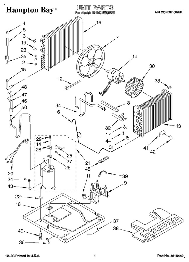 Diagram for BHAC1800BS0