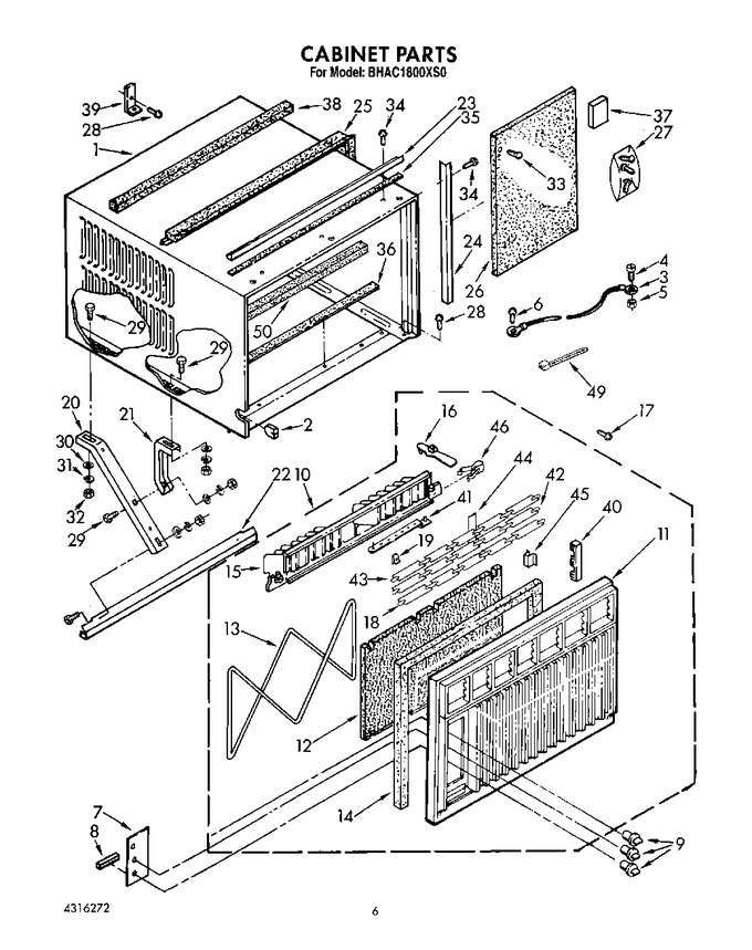 Diagram for BHAC1800XS0