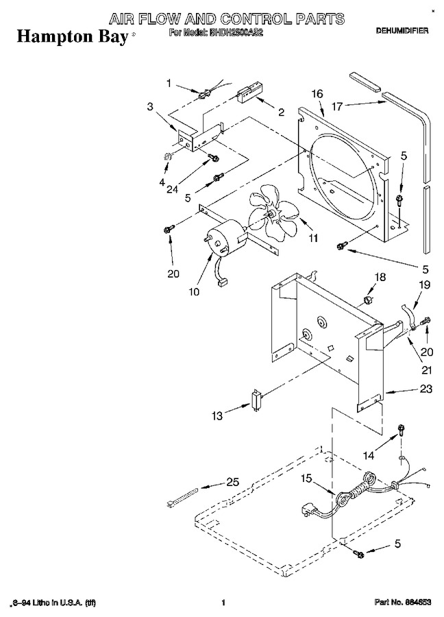 Diagram for BHDH2500AS2