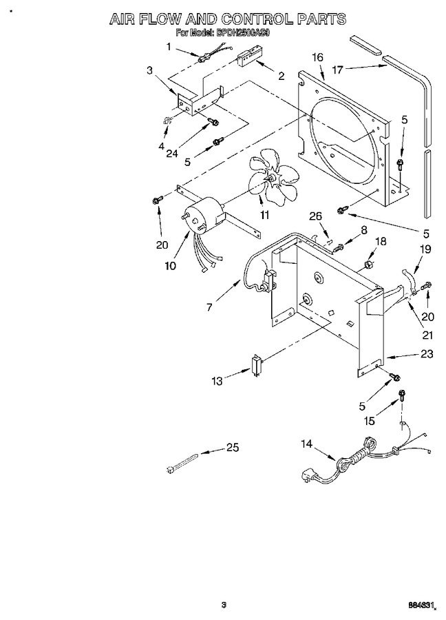 Diagram for BPDH2500AS0