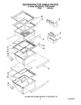 Diagram for 03 - Refrigerator Shelf Parts