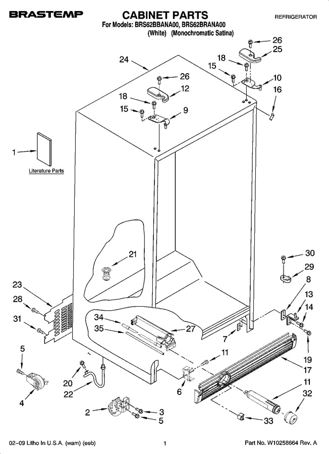 Diagram for BRS62BRANA00