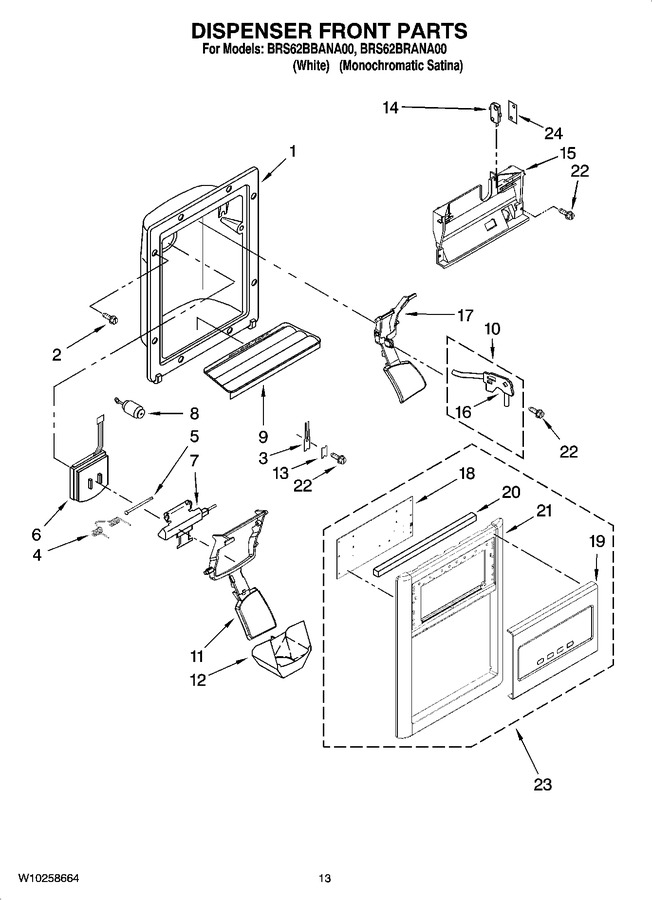 Diagram for BRS62BRANA00