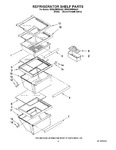 Diagram for 03 - Refrigerator Shelf Parts