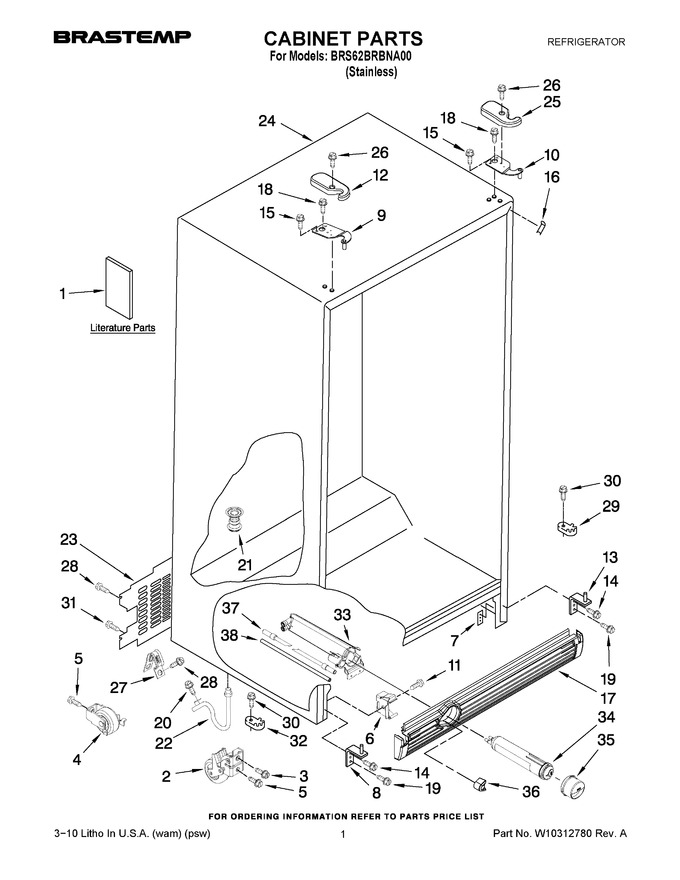 Diagram for BRS62BRBNA00