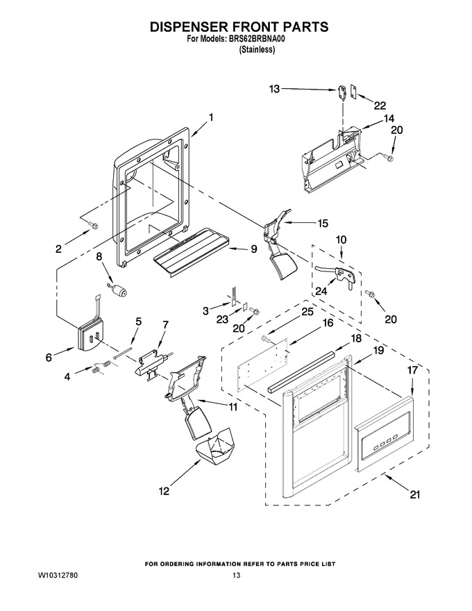 Diagram for BRS62BRBNA00