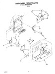 Diagram for 08 - Dispenser Front