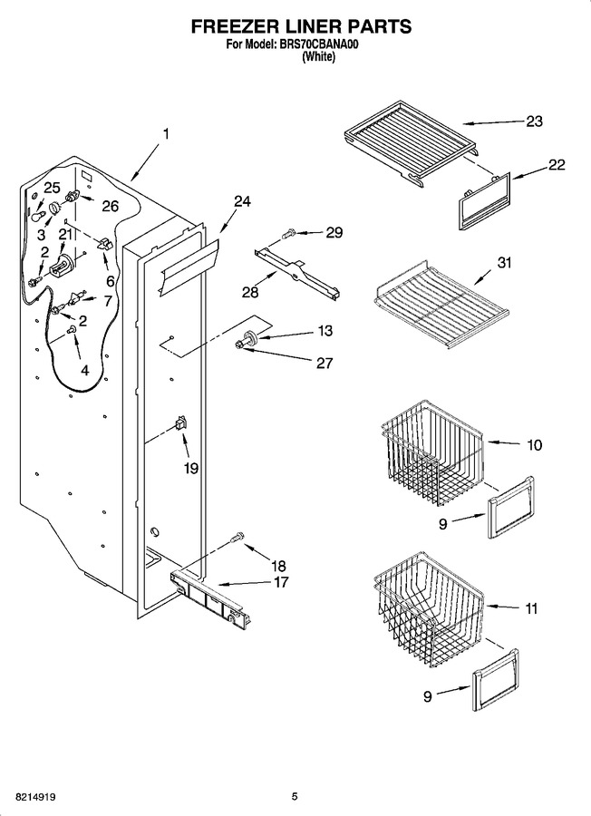 Diagram for BRS70CBANA00