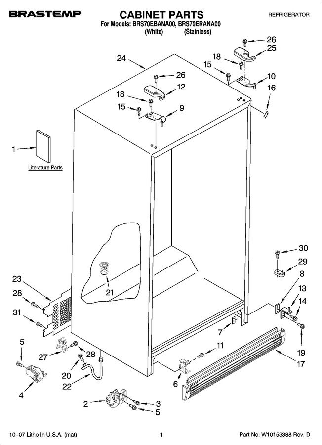 Diagram for BRS70EBANA00