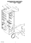 Diagram for 02 - Refrigerator Liner Parts