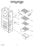Diagram for 04 - Freezer Liner Parts