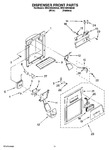 Diagram for 08 - Dispenser Front Parts