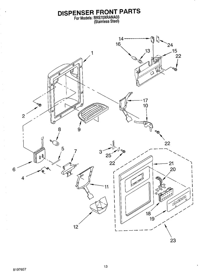 Diagram for BRS70XRANA03