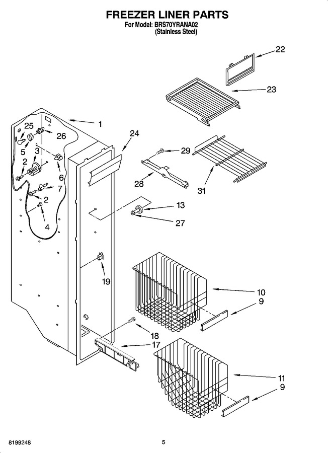 Diagram for BRS70YRANA02