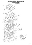 Diagram for 03 - Refrigerator Shelf Parts