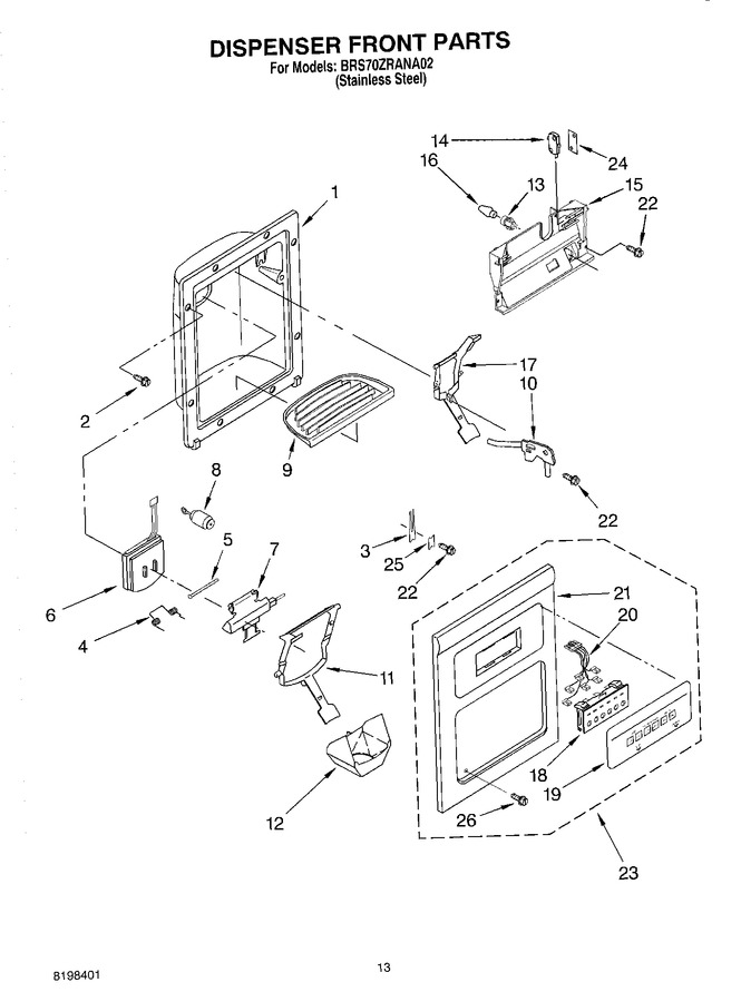 Diagram for BRS70ZRANA02