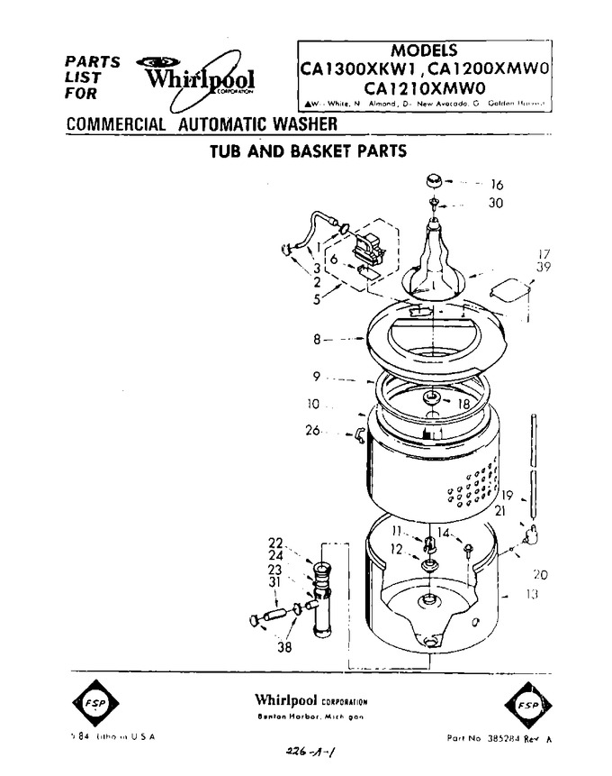 Diagram for CA1210XMW0