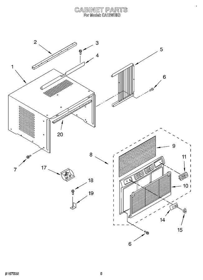 Diagram for CA12WRK0
