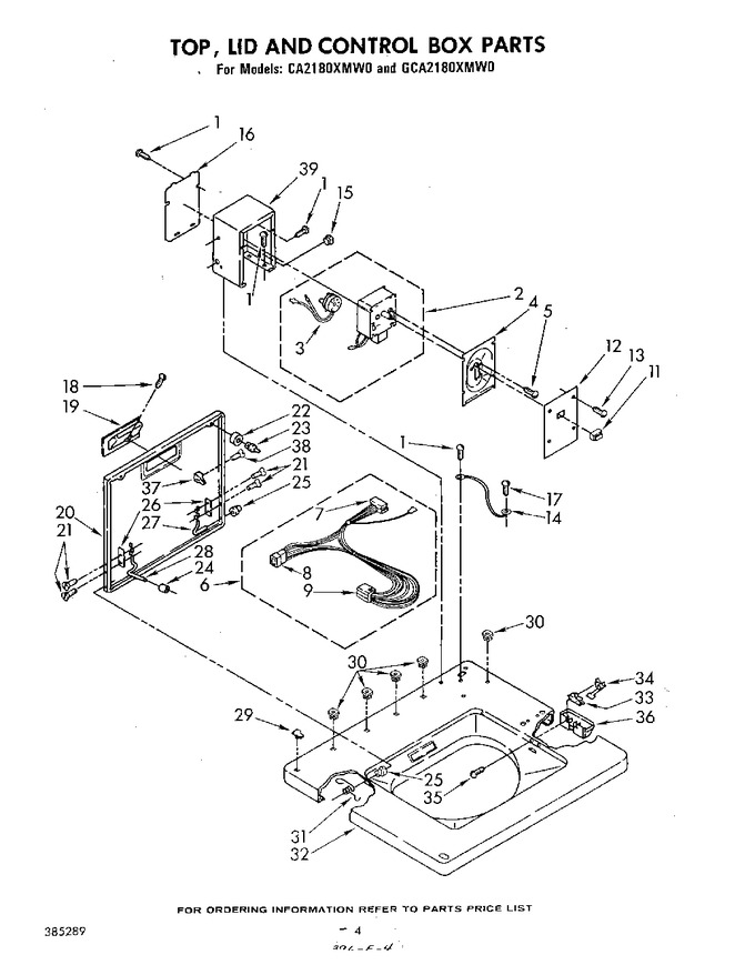 Diagram for CA2180XMW0