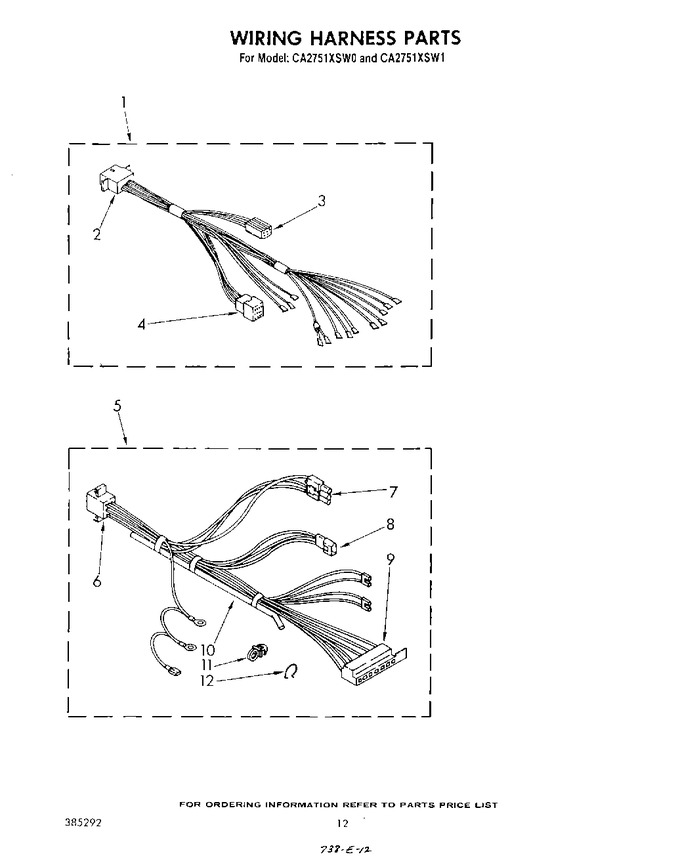 Diagram for CA2751XSW1