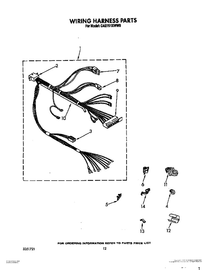 Diagram for CA2751XWG0