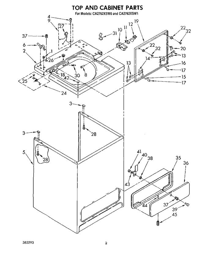 Diagram for CA2762XSW0