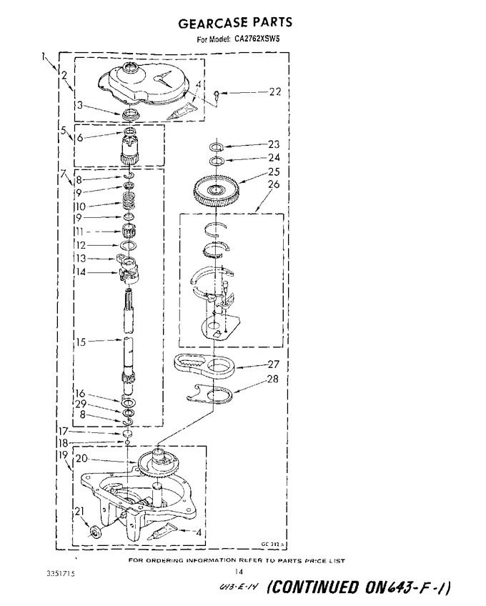 Diagram for CA2762XSW5