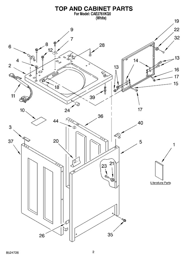 Diagram for CAE2761KQ0
