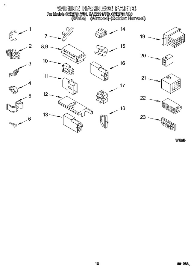 Diagram for CAE2791AW0