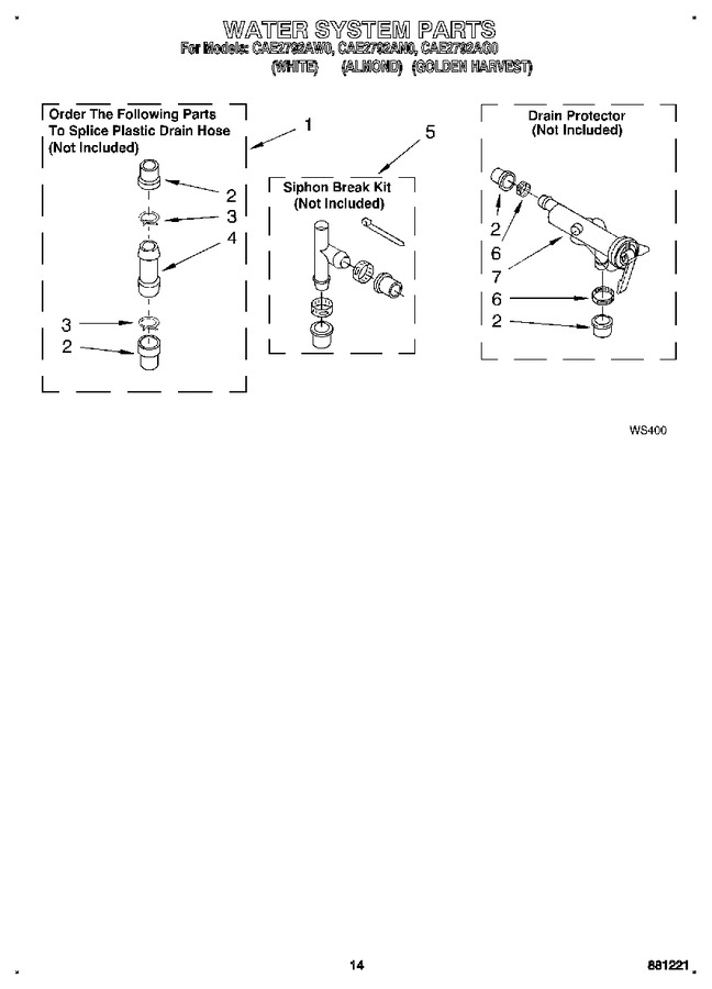 Diagram for CAE2792AW0