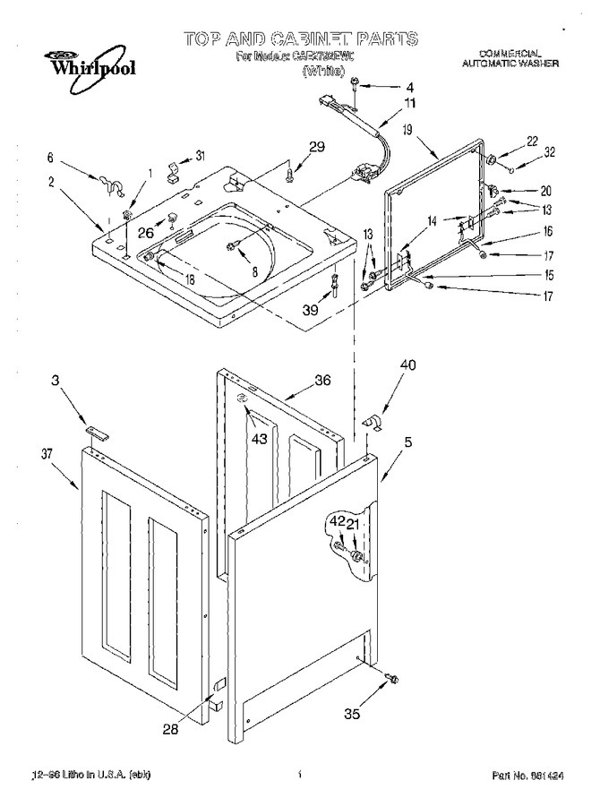 Diagram for CAE2792EW0
