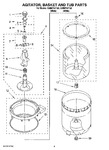 Diagram for 05 - Agitator, Basket And Tub Parts