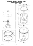 Diagram for 05 - Agitator, Basket And Tub Parts