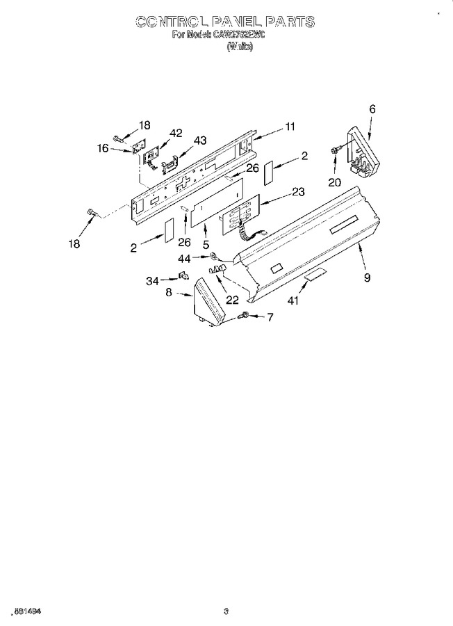 Diagram for CAW2762EW0