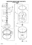 Diagram for 05 - Agitator, Basket And Tub Parts