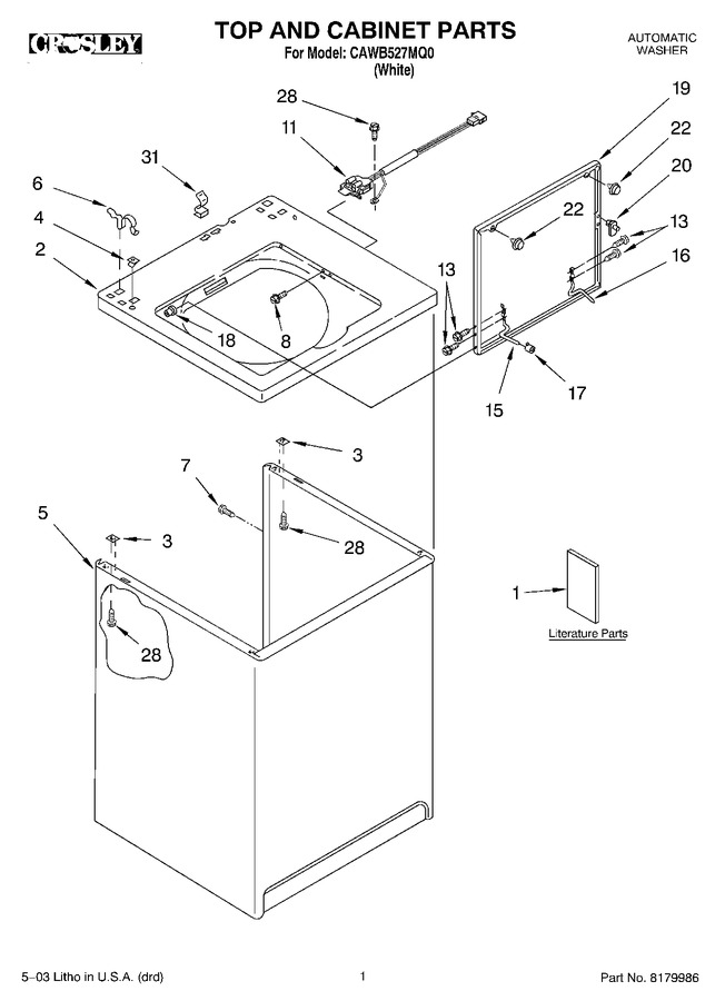 Diagram for CAWB527MQ0